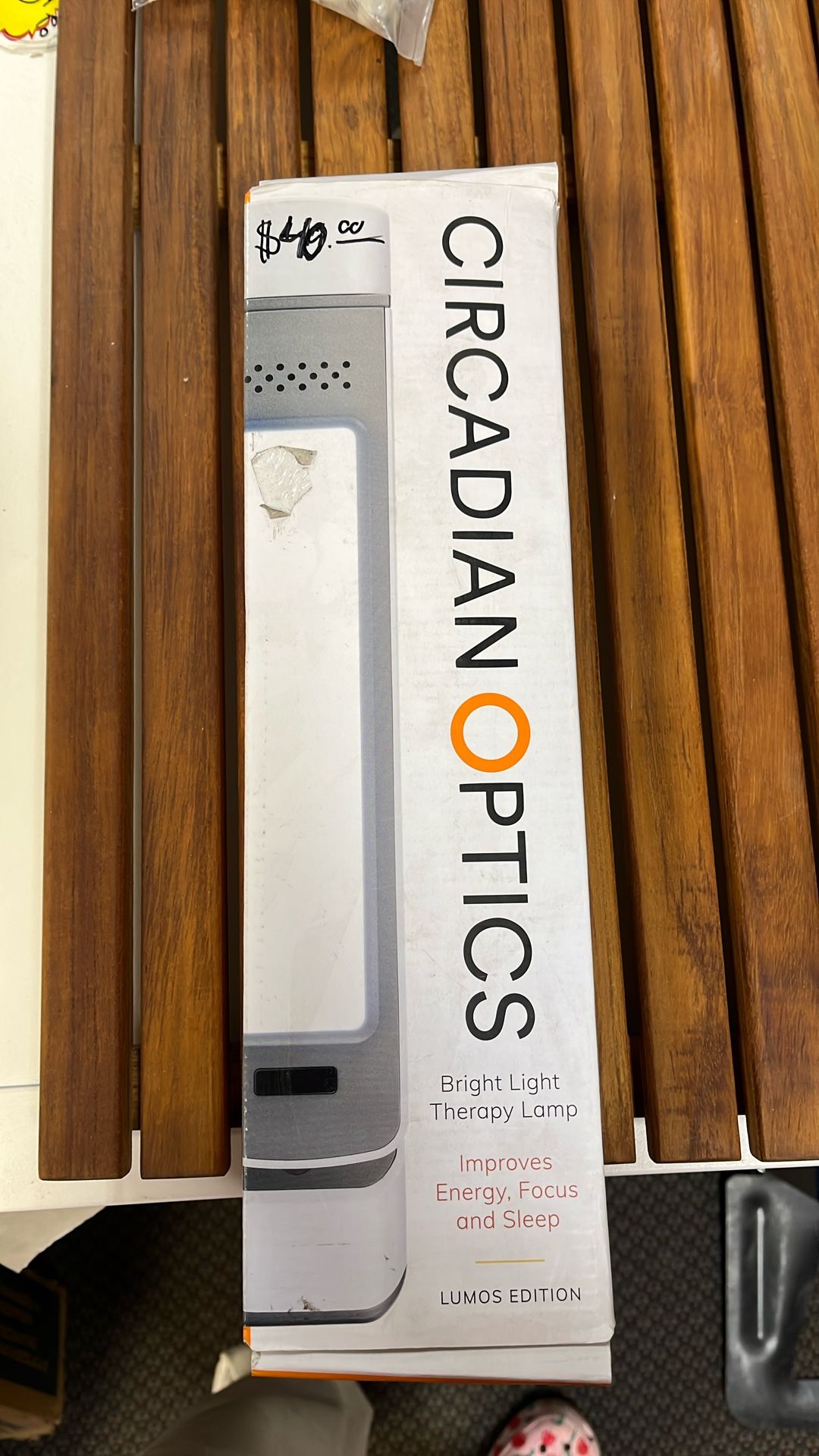 Circadian Optics Lumos 2.0 Bright Light Therapy Desk Lamp | As Seen On Shark Tank | Ultra Powerful 10,000 LUX Brightness | 5500K Color Mimics Noon Day