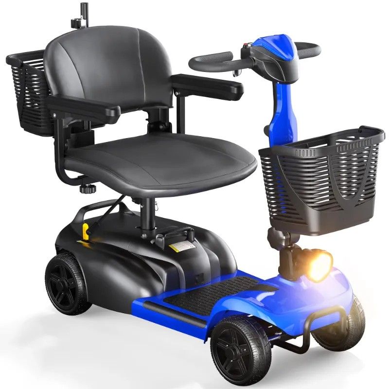 X-01 (4 Wheel Mobility Scooter) with Cane Holder