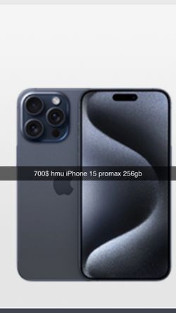 iPhone 15promax 256gb Unlocked 