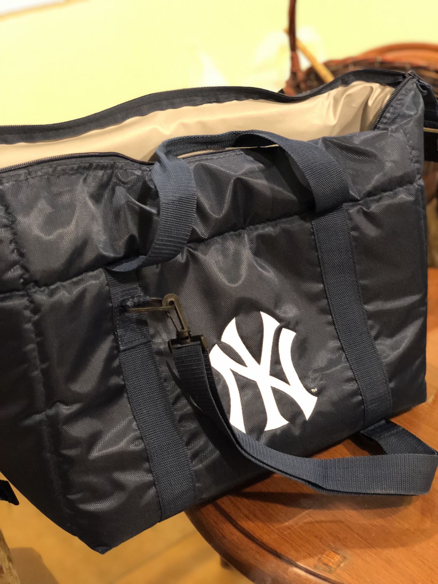 New York Yankees cooler traveler duffel bag