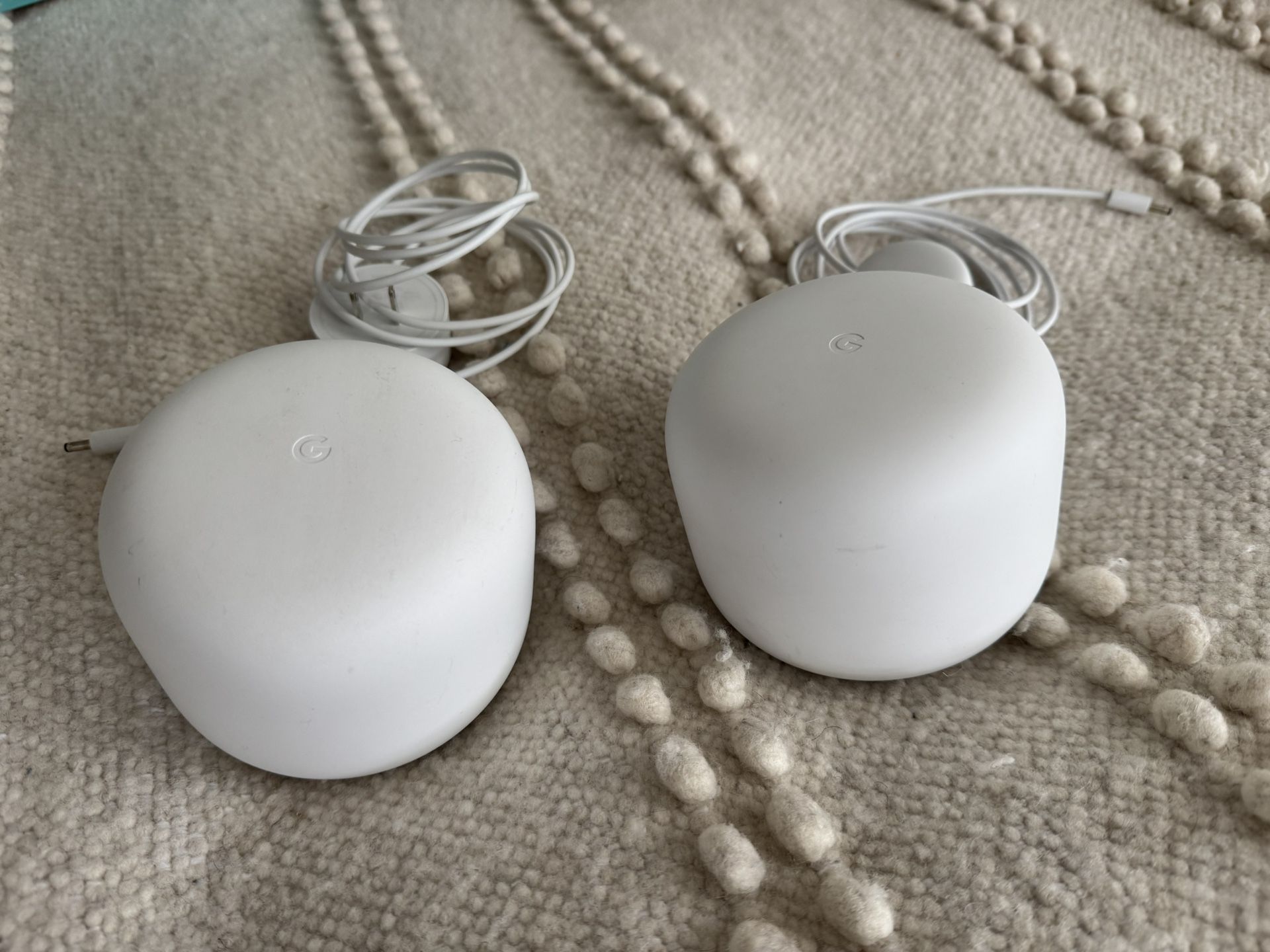 Google Nest WiFi H2E AC1200 Dual Band Access Point In Snow