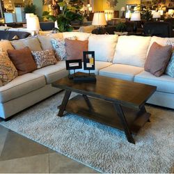 Amici Linen LAF Sectional / couch / Living room set 