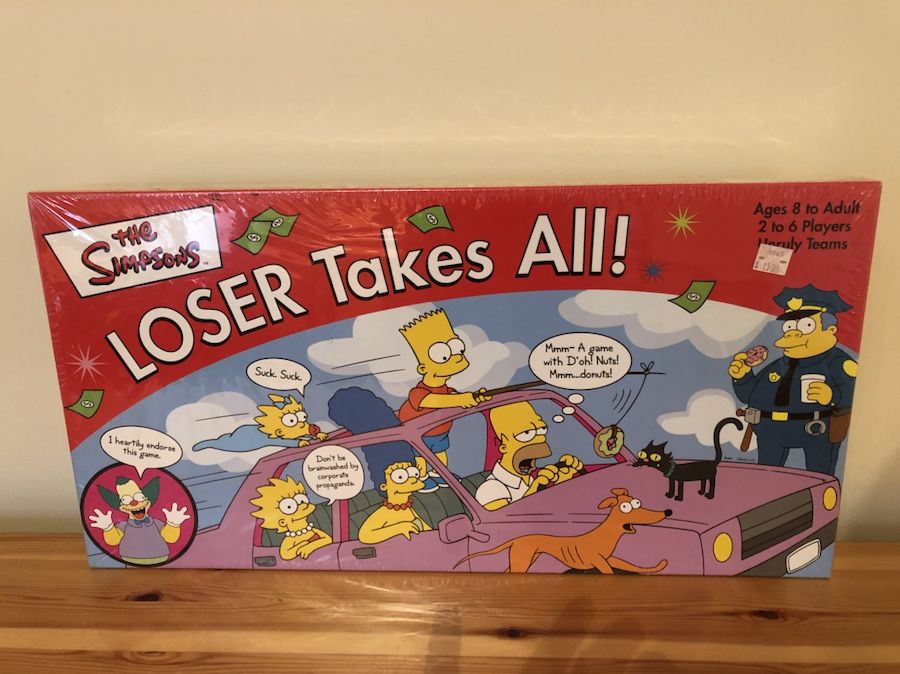 Board Game The Simpsons Loser Takes All