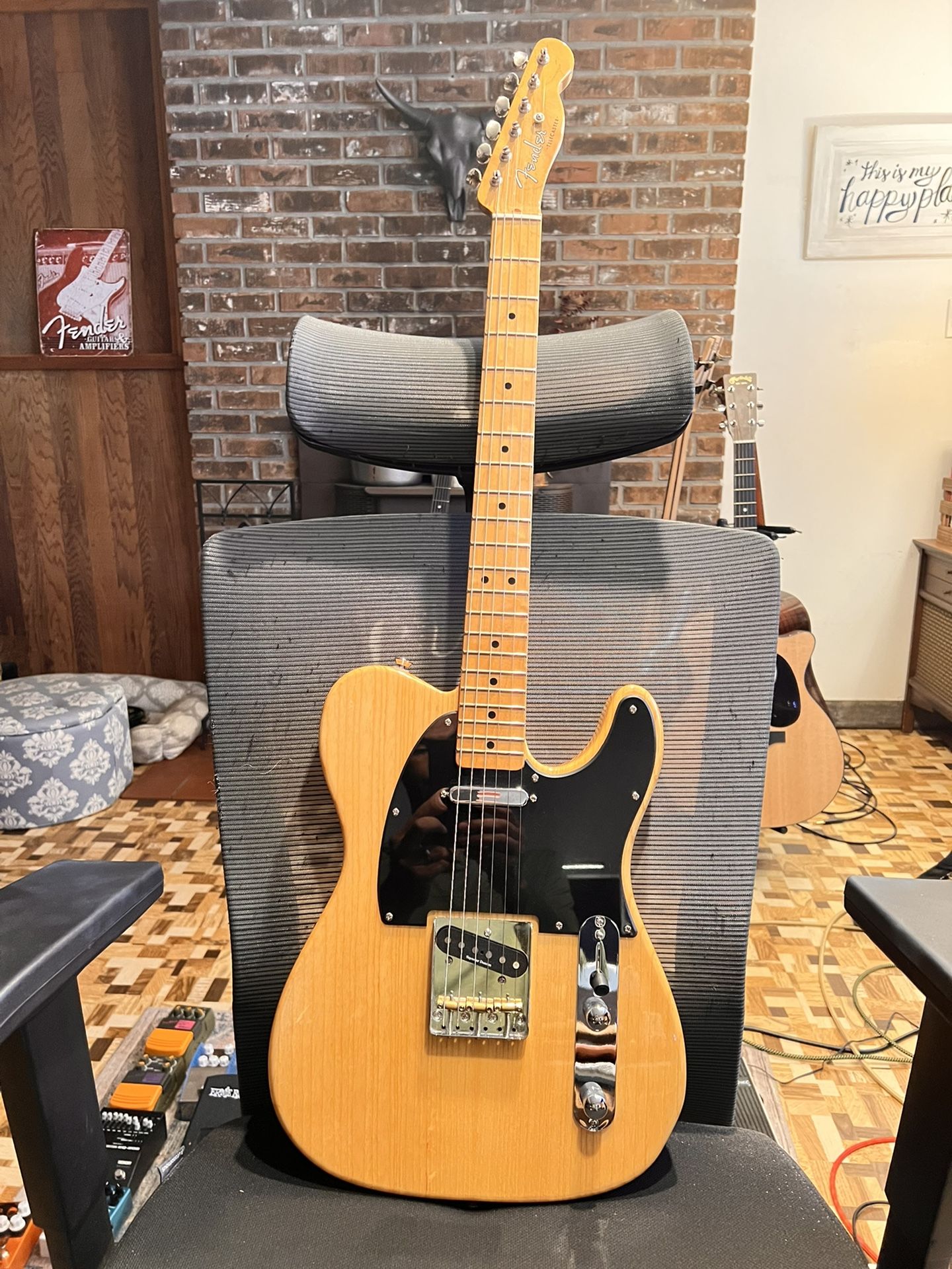 Fender FSR Natural Ash Telecaster Deluxe 2011 Special Edition Maple FB Guitar