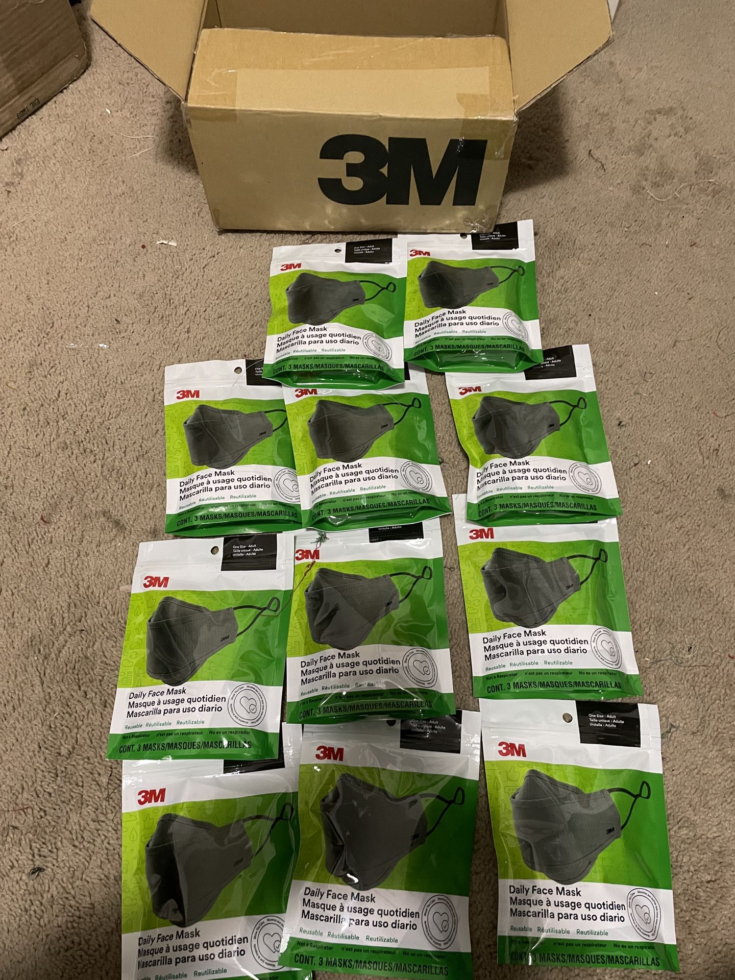New 3M Adult Daily Face Mask