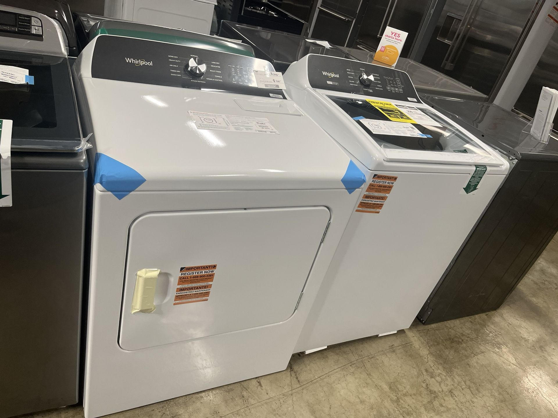 Whirlpool Top load Set
