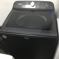 Black Whirlpool Washer