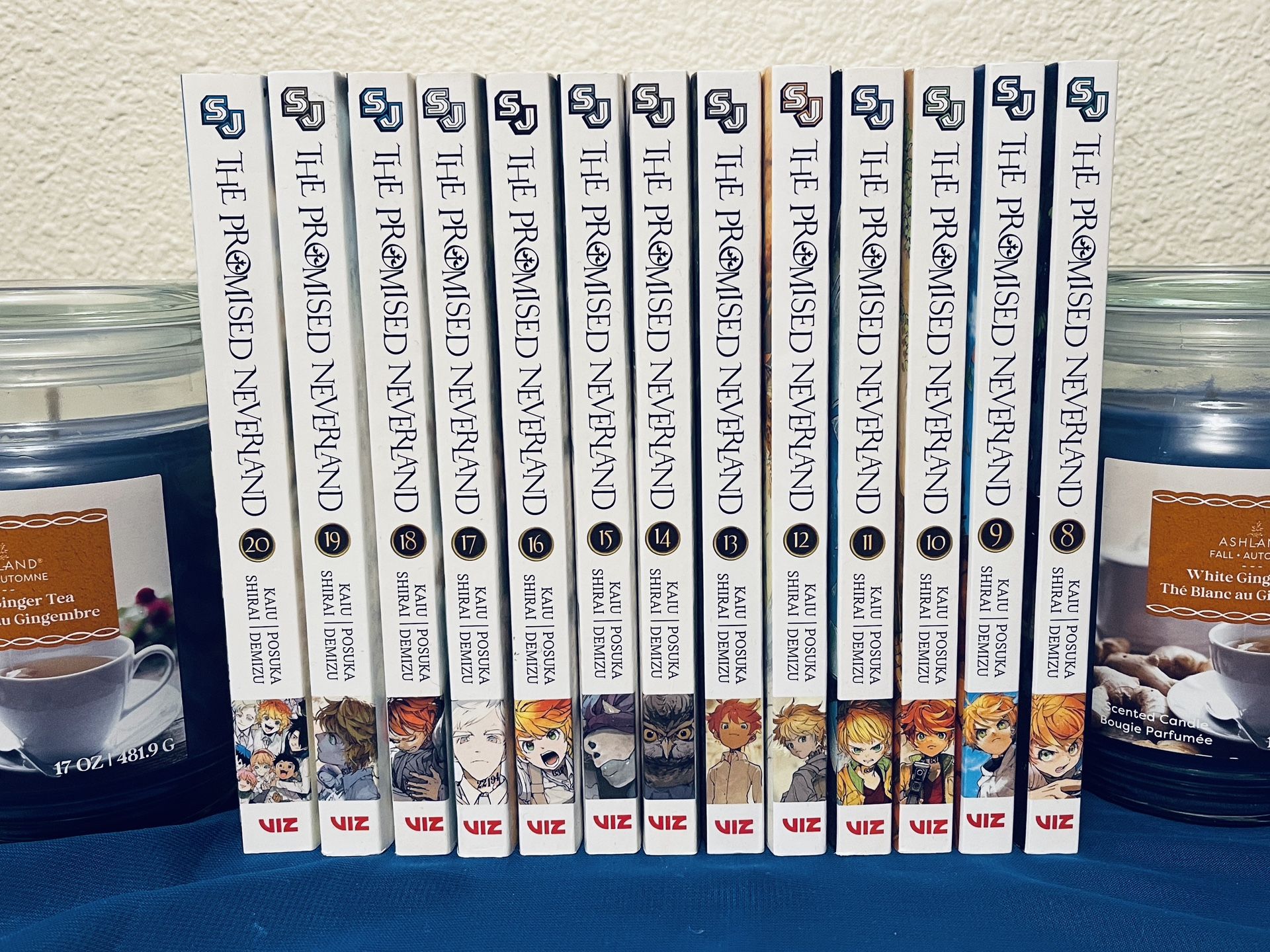 Official VIZ Media Manga: The Promised Neverland Volumes 8-20