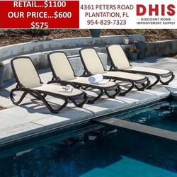 Nardi Omega Commercial Chaise Lounge Chair 2 pack Brand New for Sale in Fort Lauderdale FL OfferUp