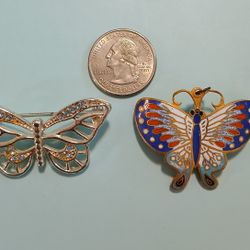 Butterfly Brooches Lot