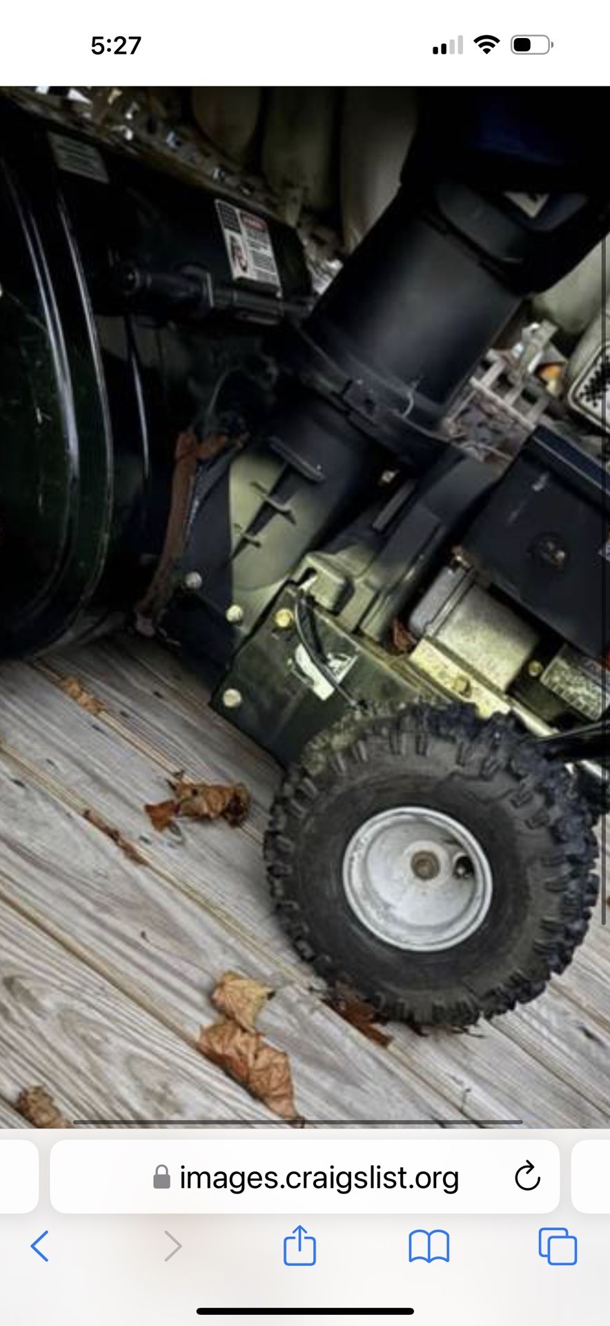 22 Inch Snowblower Great Machine 