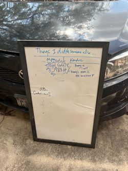 Dry erase and magnet board