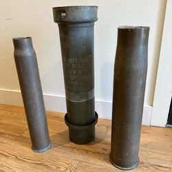Vintage Artillery Shells - 2ft - 2 1/2 ft tall