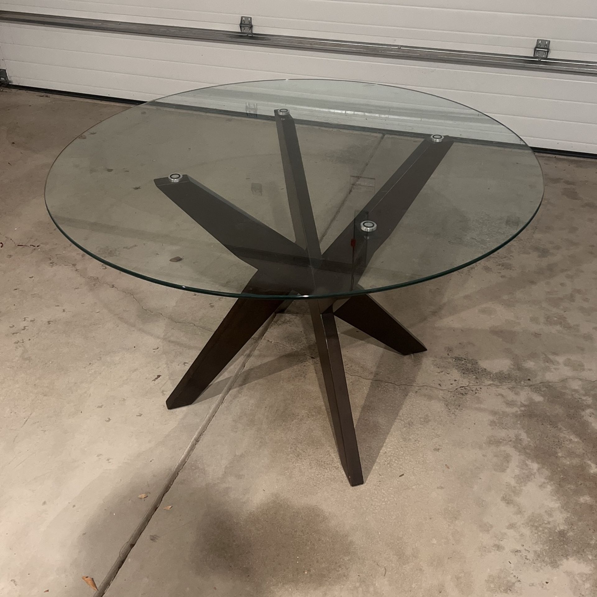 Glass Kitchen Table 