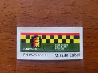 Gi Joe Extreme Detonator Decal