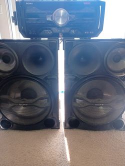 Sony Speaker System With Reciever 200