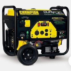 Champion Generator Gasoline/propane 4750/3800