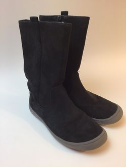 Cat & Jack black boots girls size 3