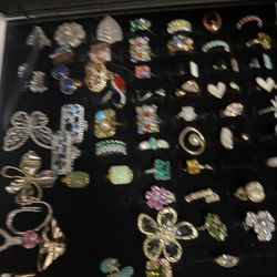 Collected Ring Silver 60 Of Them