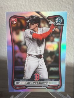Roman Anthony 2026 Bowman Chrome #18 RED RC Variation Refractor SP Red Sox 🔥