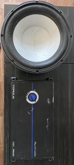 12 Inch Sub With 2,600 Watt Amp