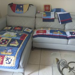 Juego de Edredón de cuna.  El Cortinero Mide 45"