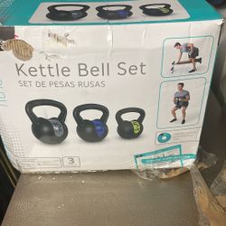 New In Box  Kettle Ball Set