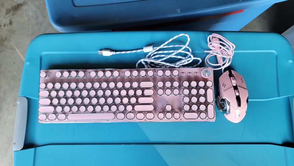 Wired Keyboard And Mouse