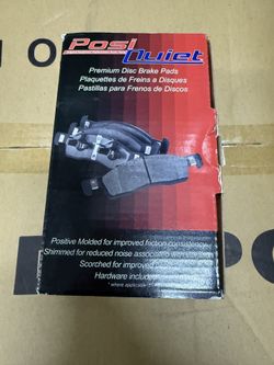 Posi-Quiet Ceramic Brake Pads With Shims And Hardware