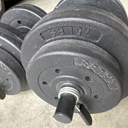 Adjustable Dumbbells Set (Up to 7.5 lbs)
