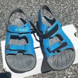 Columbia blue sandals with grey accents #outdoor #hiking Size 5  No box