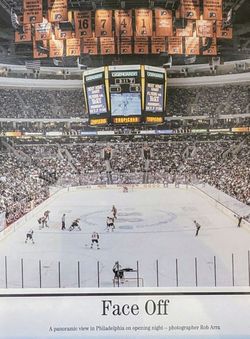 Face Off Opening Night Phillidelphia Flyers 