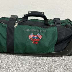 CLUB GLOVE ‘Conway Farms GC / Canon Cup’ Green Nylon Rolling Duffle Bag