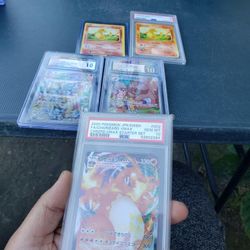Brand New Conditions Graded Cards My Cards My Prices. They Graded some are ultra Rare some more Rare. Charizar English & Japanese $777! Or closer offe