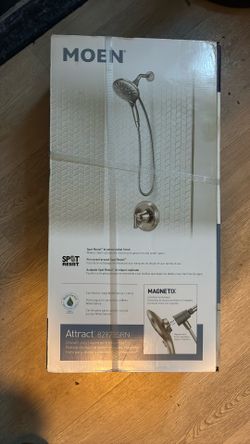 New Unopened MOEN Magnetic Shower head, Diverted,