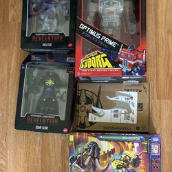 Transformers Legends Wreck N Rule Collection X-ray Optimus Prime Odyssey Micromasters Motu Lot Of 5