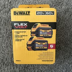 Dewalt Flex Volt 6AH Batteries