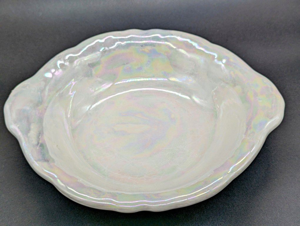 VTG  Iridescent Pearlized Lusterware Bowl EUC