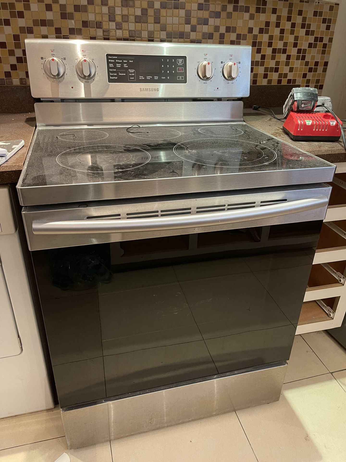 Stainless Steel Samsung Convection Oven Stove Appliance Kitchen 