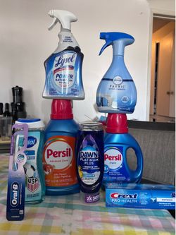 New Household Essentials Bundle: Lysol, Febreze, Persil, Dawn, Oral-B, Crest, Dial