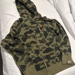 BAPE Full Zip Camo Hoodie