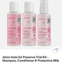 Joico InnerJoi Preserve Trial Kit - Shampoo, Conditioner & Protective Milk