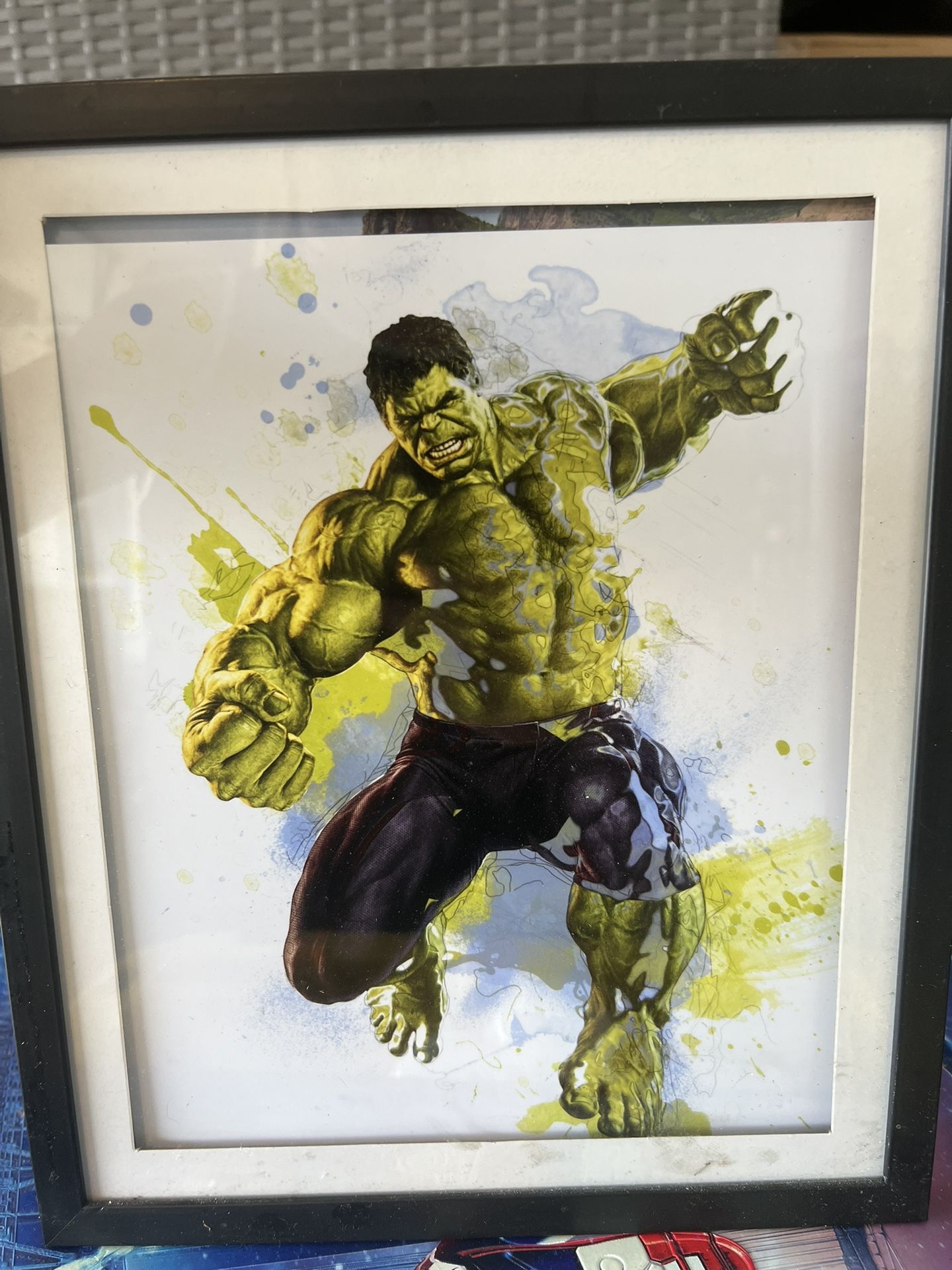 Hulk Art Framed