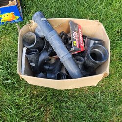 Large Box Of Plumbing Connectors And Bends