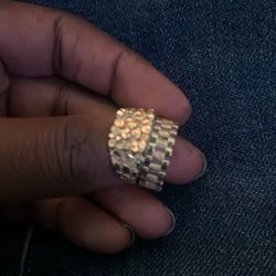 Nugget And Rolex Ring 