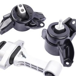 Engine Motor & Transmission Mount Compatible with 2014 2015 2016 2017 2018 2019 kia Soul 1.6L 2.0L L4 3-Piece Set Replace OE：A71065 A71093 A71067