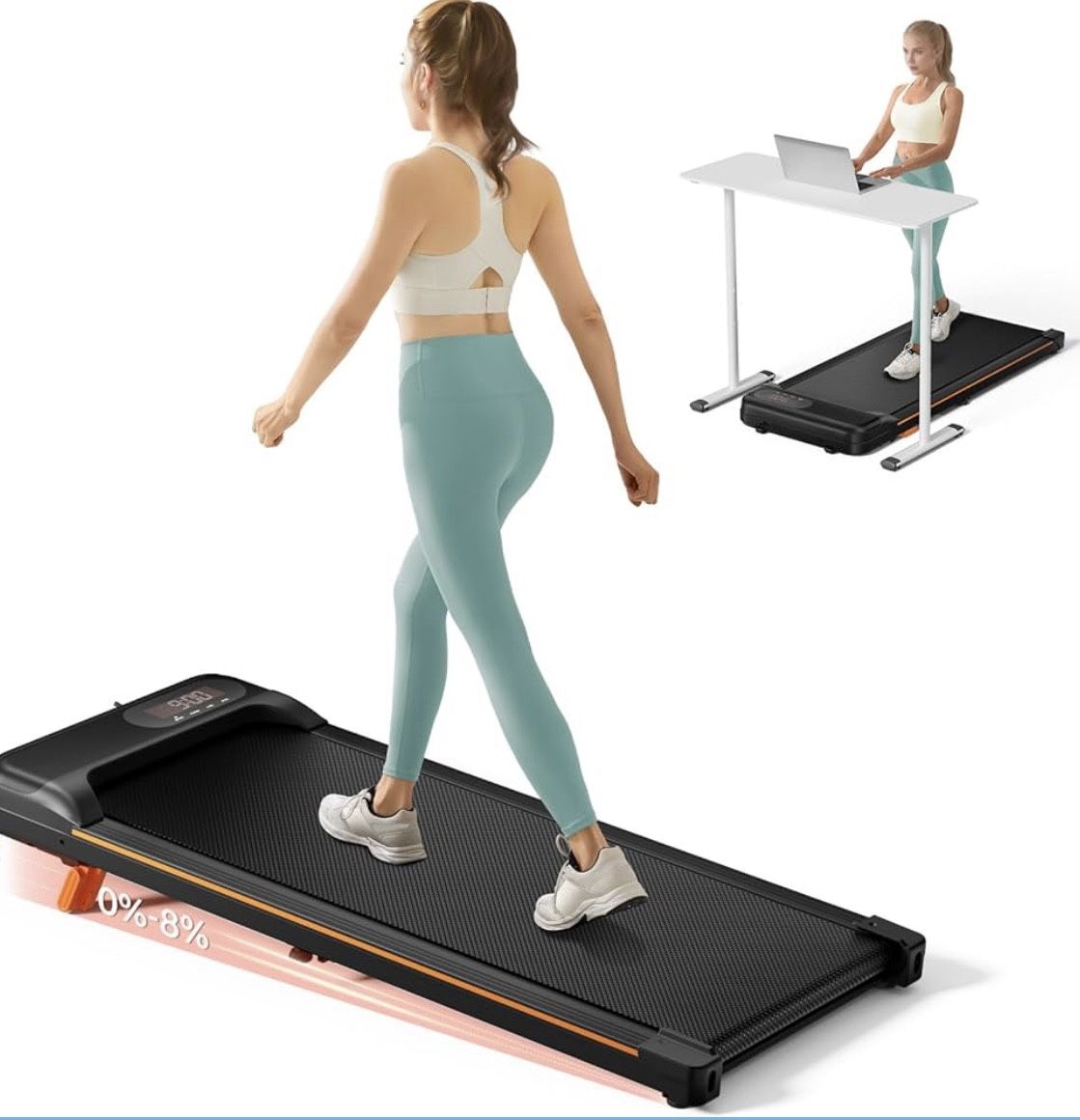 Under Desk Treadmill with Incline 