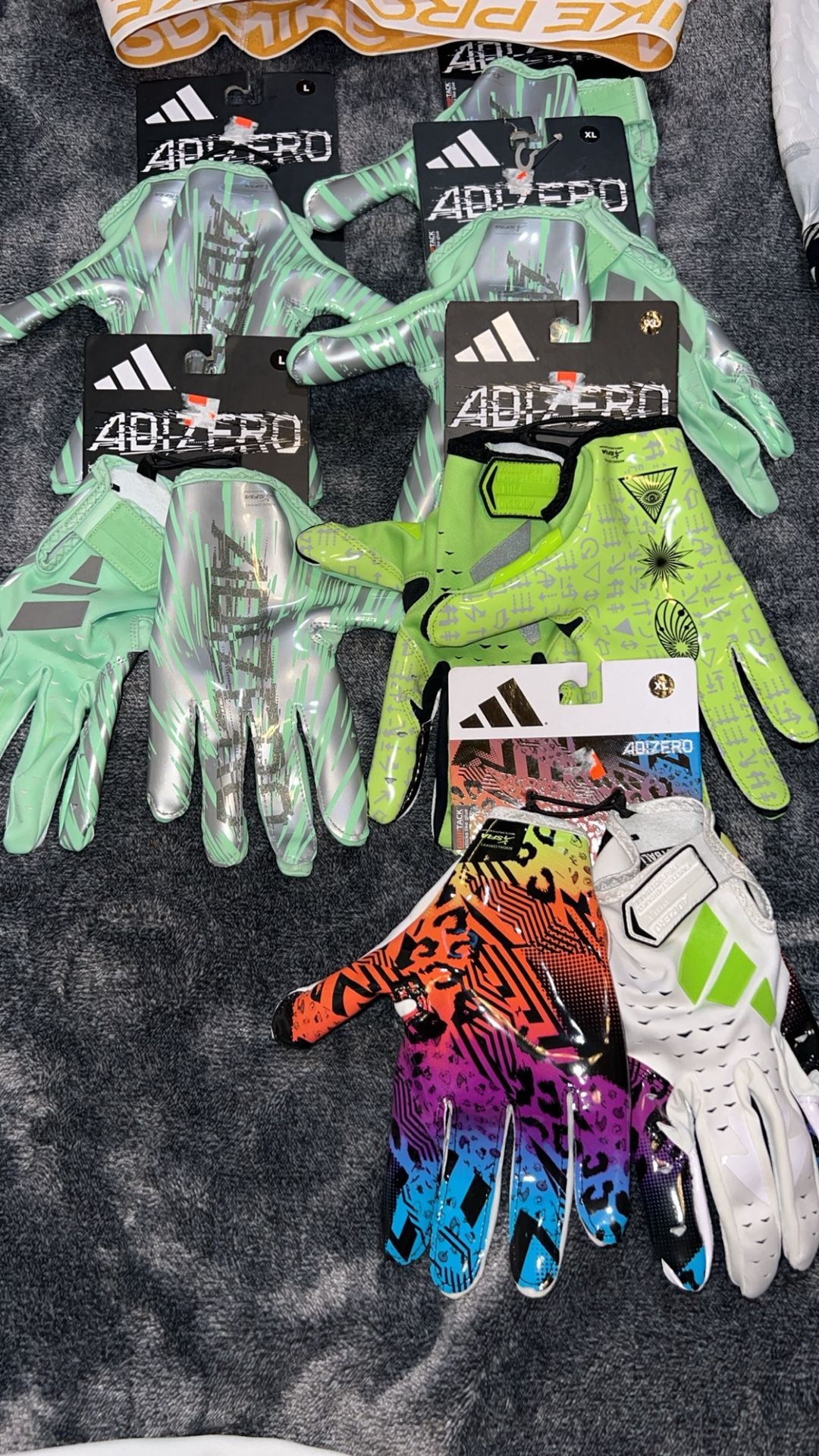 Football Gloves & Baseball Belts