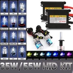Led headlight bulb kit - hid conversion lights kit- ballast bulbs - any headlight bulb size - honda cbr to mazda cx3 miata to chevy Silverado luces