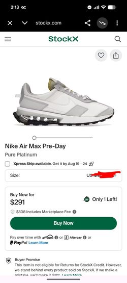 Air Max size 13 men's.   Brand New